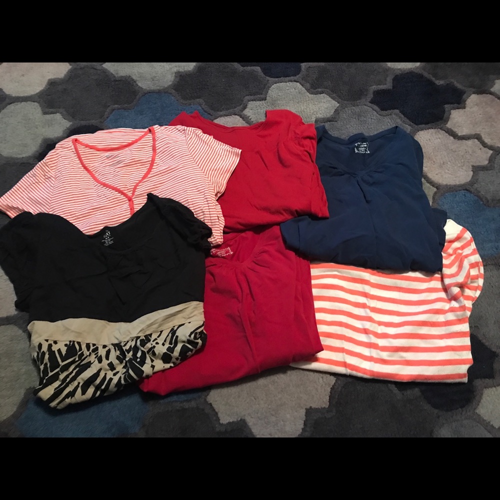 Plus Size Maternity Shirt Lot